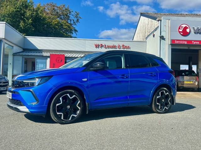 Vauxhall Grandland 1.5 Turbo D Ultimate 5dr Auto Hatchback Diesel Cobalt Blue Metallic