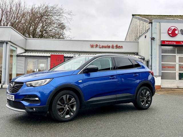 Vauxhall Grandland X 1.5 Turbo D SRi Nav 5dr Hatchback Diesel Topaz Blue Metallic