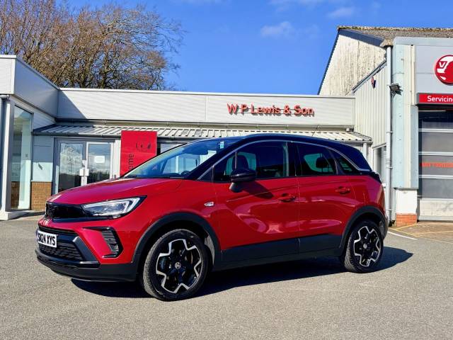 Vauxhall Crossland 1.2 Turbo [130] Ultimate 5dr Auto Hatchback Petrol Hot Red Metallic
