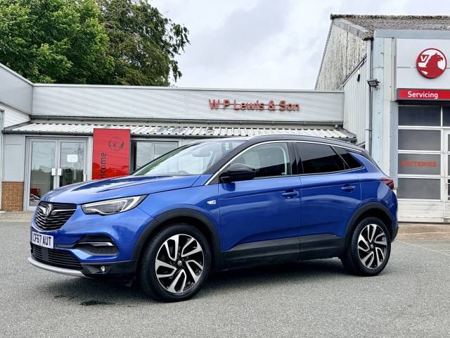 Vauxhall Grandland X 1.2 Turbo Elite Nav 5dr Hatchback Petrol Topaz Blue Metallic